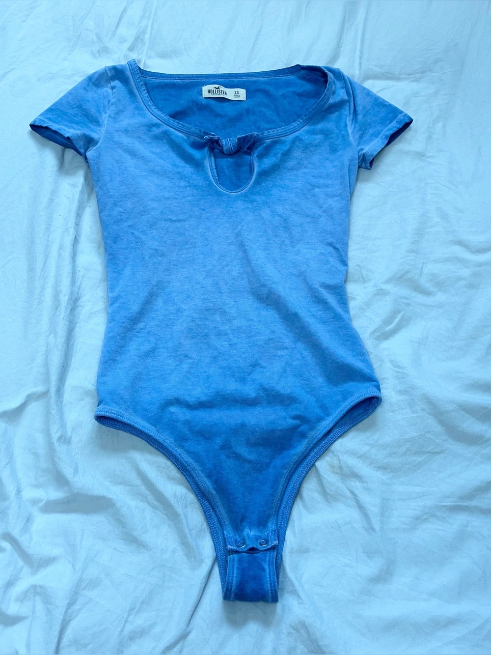 Hollister blue bodysuit